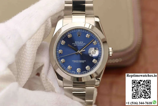 Rolex Datejust M126300 EW Factory Stainless Steel Blue Dial - Watches
