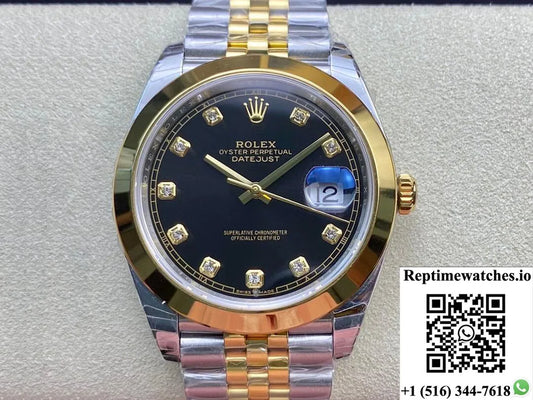 Rolex Datejust M126303-0006 Ew Factory Yellow Gold-Rep Time Watches