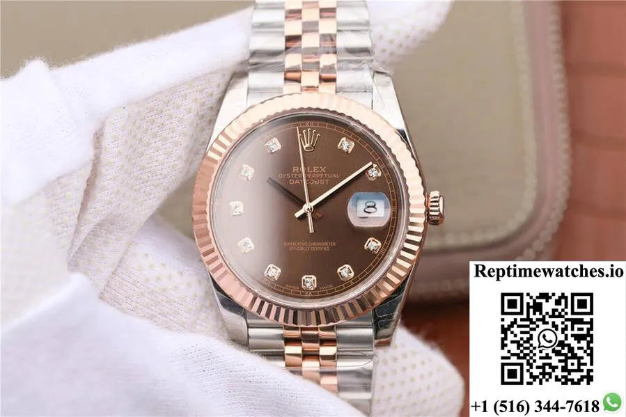 Rolex Datejust M126331-0004 Ew Factory Diamond-Studded Dial-Rep Time Watches