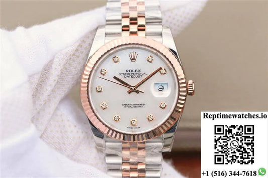 Rolex Datejust M126331-0014 Ew Factory White Mother-Of-Pearl Dial-Rep Time Watches