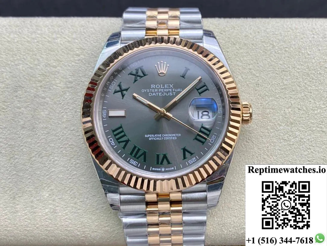 Rolex Datejust M126331-0016 Ew Factory Rose Gold-Rep Time Watches