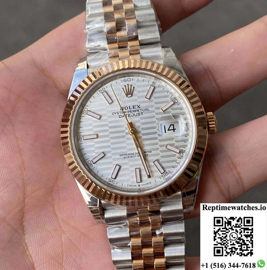 Rolex Datejust M126331-0018 41Mm Vs Factory Rose Gold-Rep Time Watches