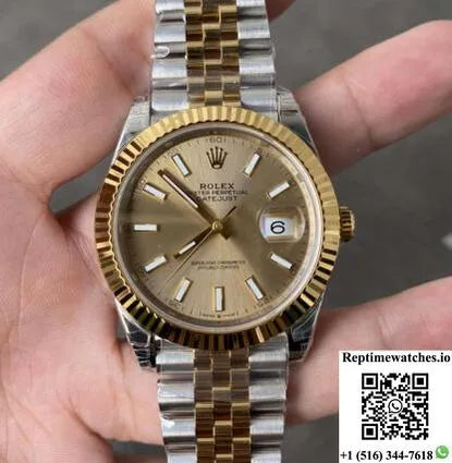Rolex Datejust M126333-0010 Vs Factory Champagne Dial-Rep Time Watches