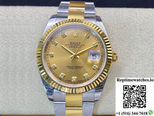 Rolex Datejust M126333-0011 Ew Factory Yellow Gold-Rep Time Watches