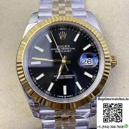 Rolex Datejust M126333-0014 Vs Factory Black Dial-Rep Time Watches