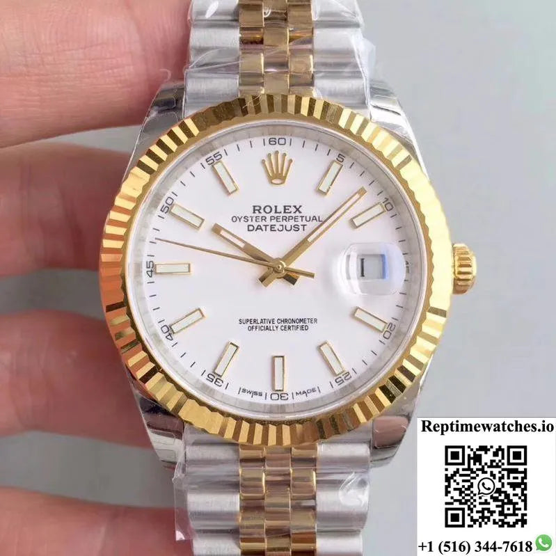 Rolex Datejust M126333-0016 Ew Factory White Dial-Rep Time Watches