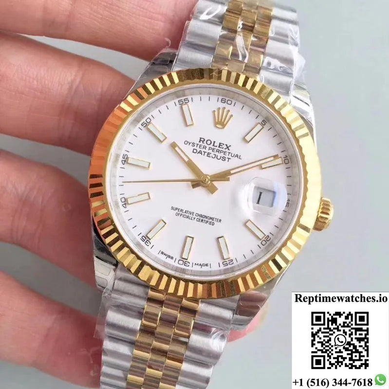Rolex Datejust M126333-0016 Ew Factory White Dial-Rep Time Watches