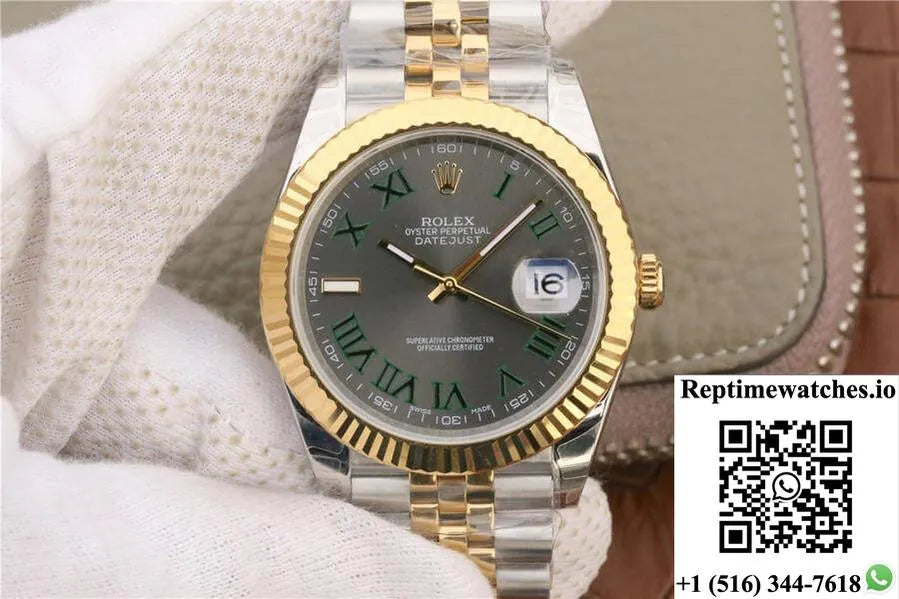 Rolex Datejust M126333-0020 Ew Factory Yellow Gold-Rep Time Watches