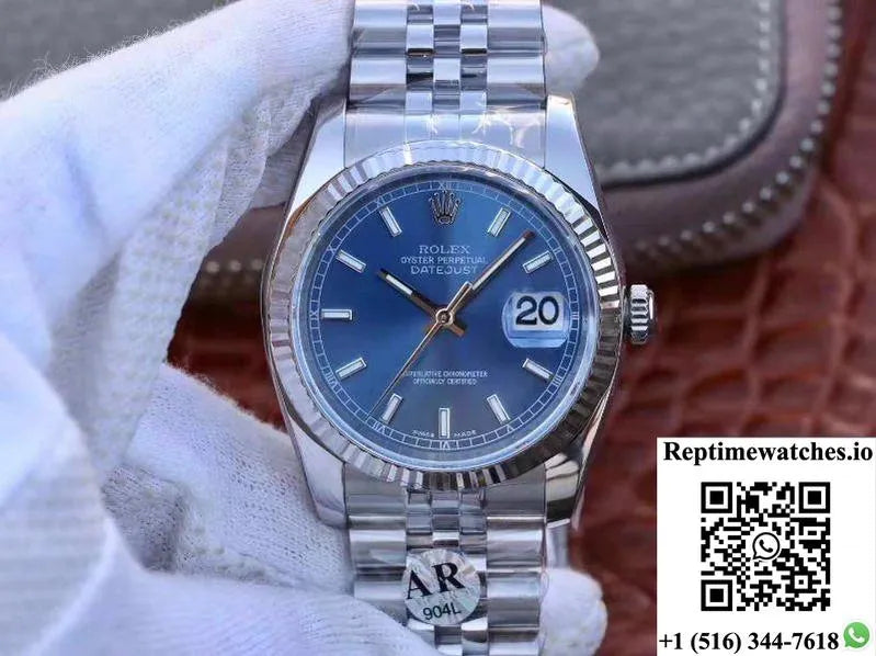 Rolex Datejust M126334-0002 36Mm Ar Factory Blue Dial-Rep Time Watches