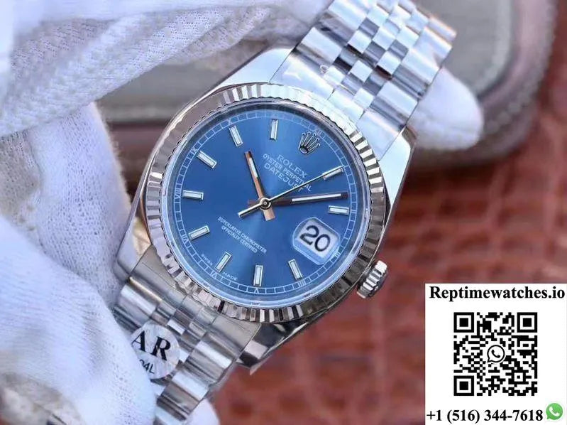 Rolex Datejust M126334-0002 36Mm Ar Factory Blue Dial-Rep Time Watches