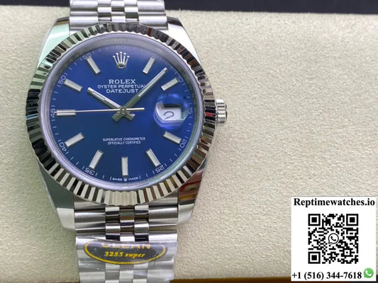 Rolex Datejust M126334-0002 Clean Factory Blue Dial AF Factory