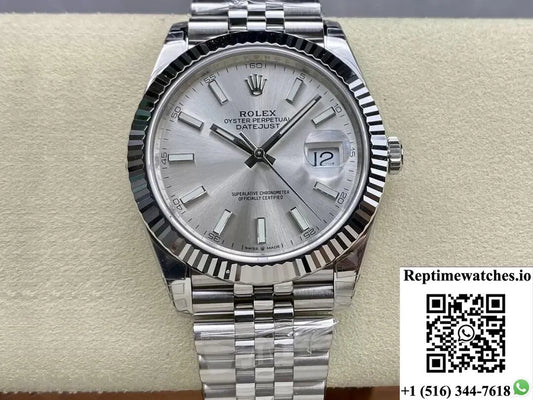 Rolex Datejust M126334-0004 Vs Factory Silver Dial-Rep Time Watches