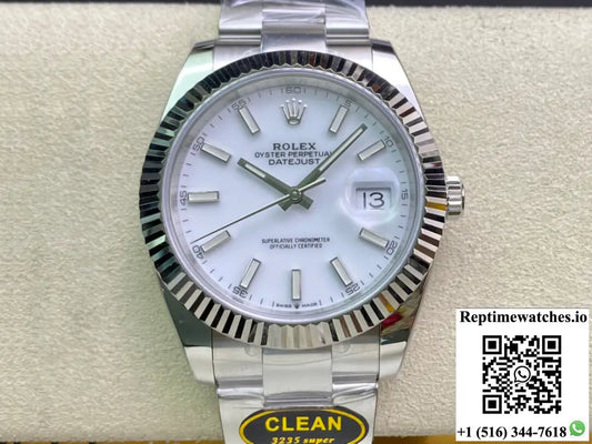 Rolex Datejust M126334-0009 Clean Factory White Dial - Watches