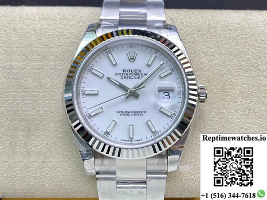 Rolex Datejust M126334-0009 Vs Factory White Dial-Rep Time Watches