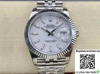 Rolex Datejust M126334-0010 Vs Factory White Dial-Rep Time Watches