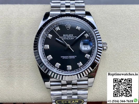 Rolex Datejust M126334-0012 Clean Factory Black Dial - Watches