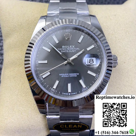 Rolex Datejust M126334-0013 Clean Factory Grey Dial AI Factory