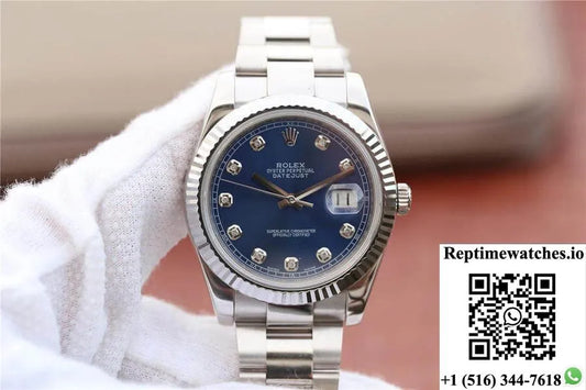 Rolex Datejust M126334-0015 Ew Factory Blue Dial-Rep Time Watches