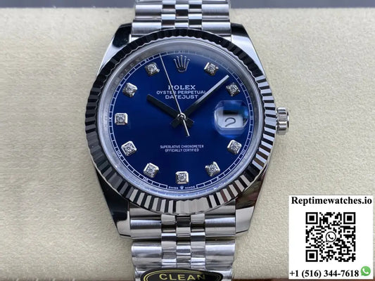 Rolex Datejust M126334-0016 Clean Factory Blue Dial - Watches