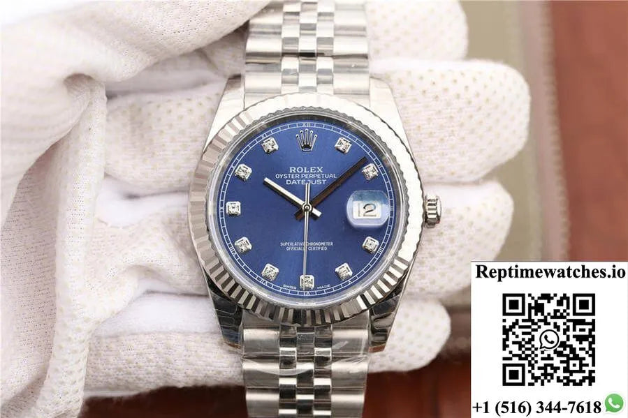 Rolex Datejust M126334-0016 Ew Factory Blue Dial-Rep Time Watches