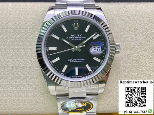 Rolex Datejust M126334-0017 Clean Factory Black Dial - Watches