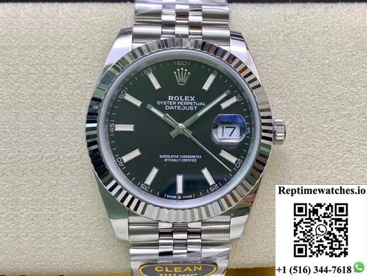 Rolex Datejust M126334-0018 Clean Factory Black Dial-Rep Time Watches