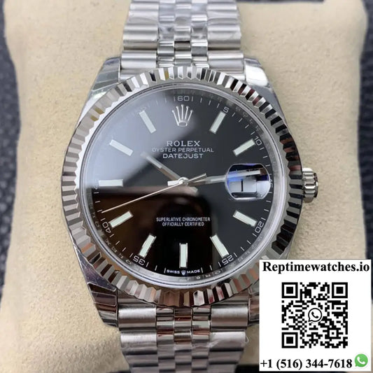 Rolex Datejust M126334-0018 EW Factory Black Dial AF Factory