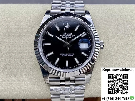 Rolex Datejust M126334-0018 Vs Factory Black Dial-Rep Time Watches
