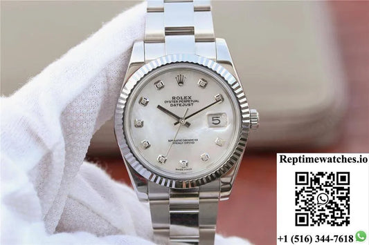 Rolex Datejust M126334-0019 Ew Factory Mother-Of-Pearl Dial-Rep Time Watches