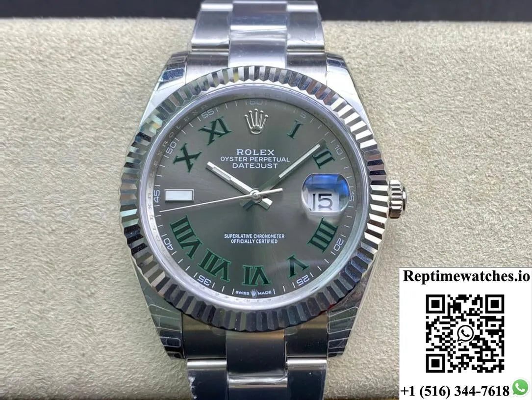 Rolex Datejust M126334-0021 Ew Factory Grey Dial-Rep Time Watches
