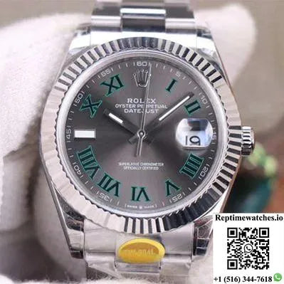 Rolex Datejust M126334-0021 Tw Factory Gray Dial-Rep Time Watches