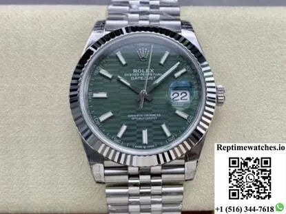 Rolex Datejust M126334-0030 41Mm Vs Factory Green Dial-Rep Time Watches