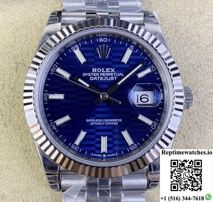Rolex Datejust M126334-0032 41Mm Vs Factory Blue Dial-Rep Time Watches