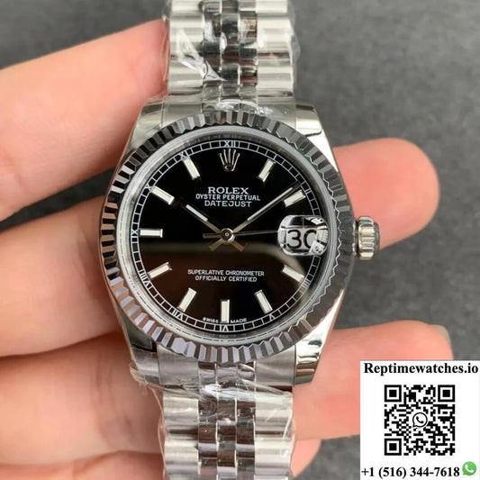 Rolex Datejust M178274-0004 Gs Factory Black Dial-Rep Time Watches