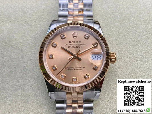 Rolex Datejust M278271-0024 31MM EW Factory Rose Gold - Watches