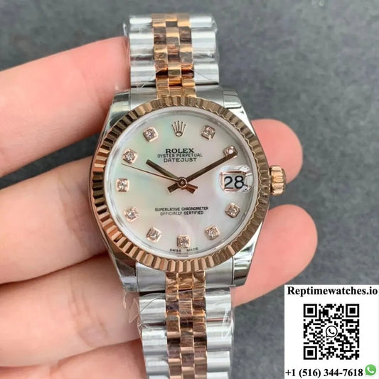 Rolex Datejust M278271-0026 Gs Factory Diamond-Set Dial-Rep Time Watches