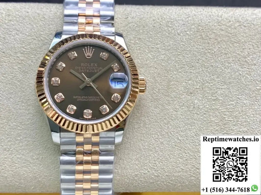 Rolex Datejust m278271-0028 GS factory gold diamond dial
