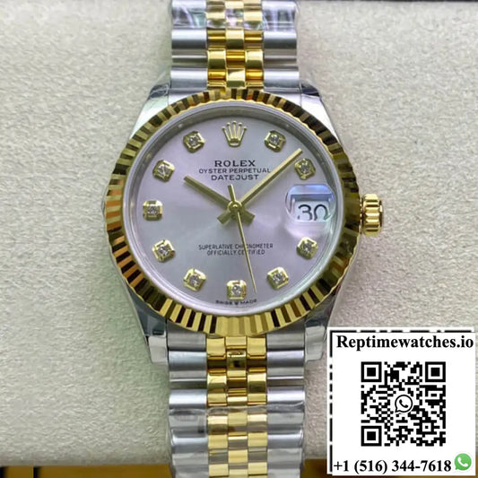 Rolex Datejust M278273-0020 31MM EW Factory Yellow Gold - Watches