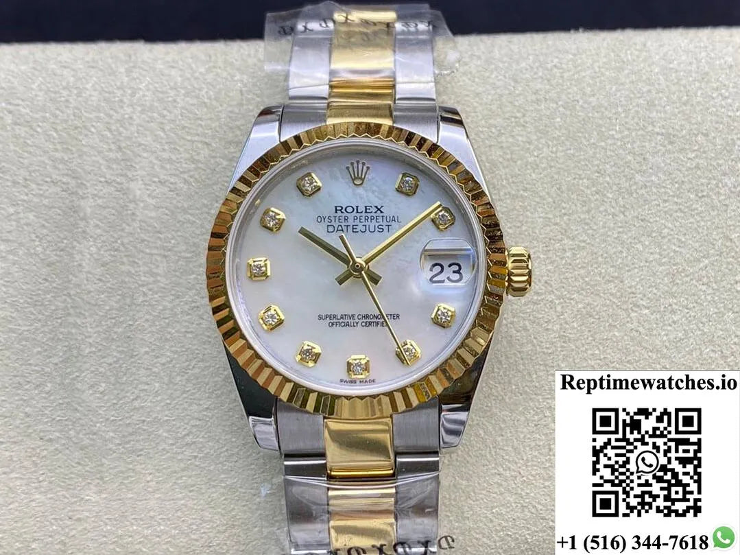 Rolex Datejust M278273-0027 31Mm Ew Factory Fritillary Dial-Rep Time Watches