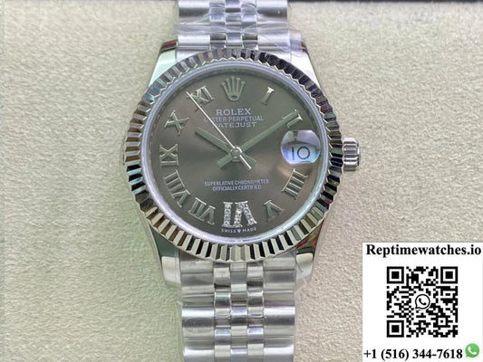 Rolex Datejust M278274-0028 31Mm Ew Factory Stainless Steel-Rep Time Watches