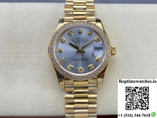 Rolex Datejust M278288Rbr-0028 31Mm Gs Factory Yellow Gold-Rep Time Watches