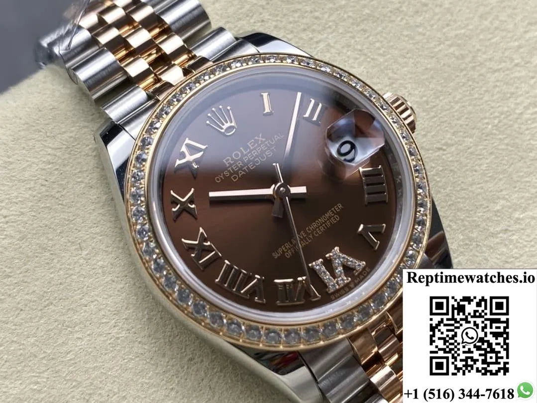 Rolex Datejust M278381Rbr-0006 Ar Factory Solid Case Back-Rep Time Watches