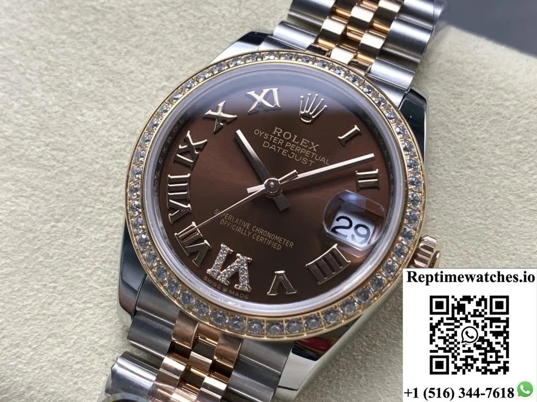 Rolex Datejust M278381Rbr-0006 Ar Factory Solid Case Back-Rep Time Watches