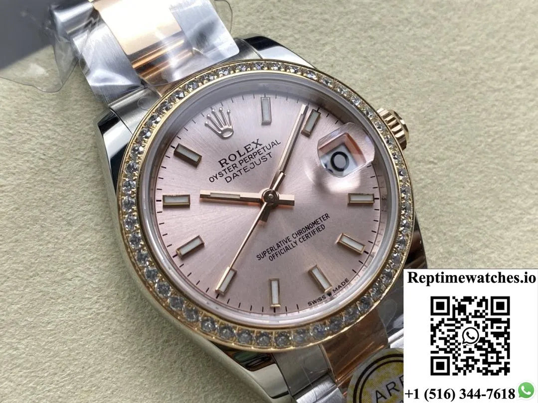 Rolex Datejust M278381Rbr-0009 Ar Factory Small Window Convex Lens-Rep Time Watches
