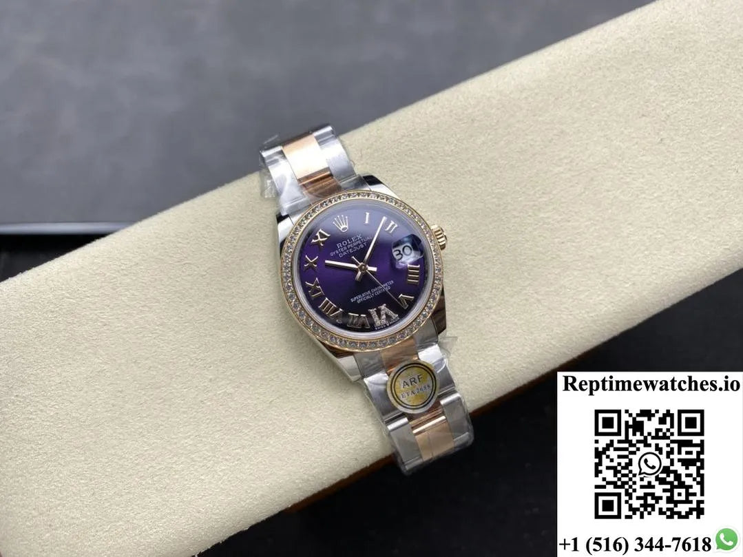 Rolex Datejust M278381Rbr-0019 Ar Factory Roman Numerals-Rep Time Watches