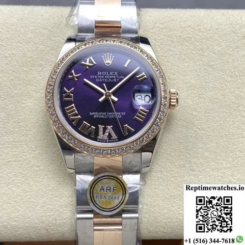 Rolex Datejust M278381Rbr-0019 Ar Factory Roman Numerals-Rep Time Watches