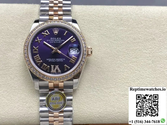 Rolex Datejust M278381RBR-0020 AR Factory Purple Dial