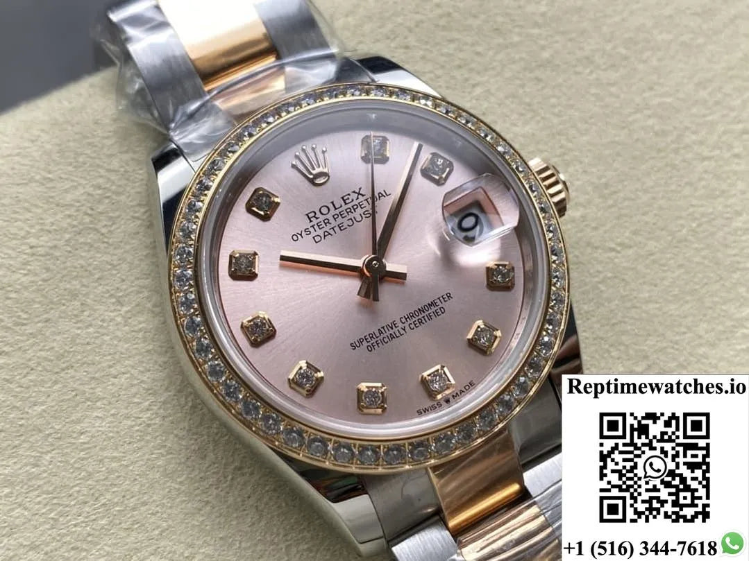 Rolex Datejust M278381Rbr-0023 Ar Factory Rose Gold Hands-Rep Time Watches