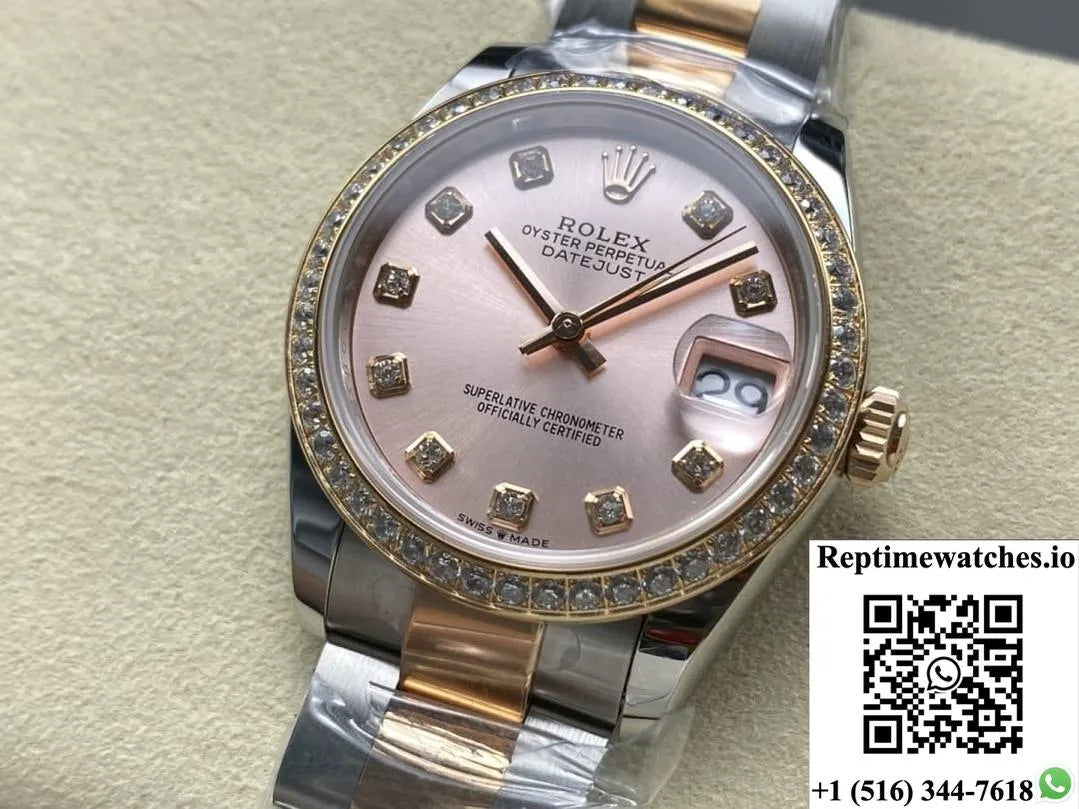 Rolex Datejust M278381Rbr-0023 Ar Factory Rose Gold Hands-Rep Time Watches