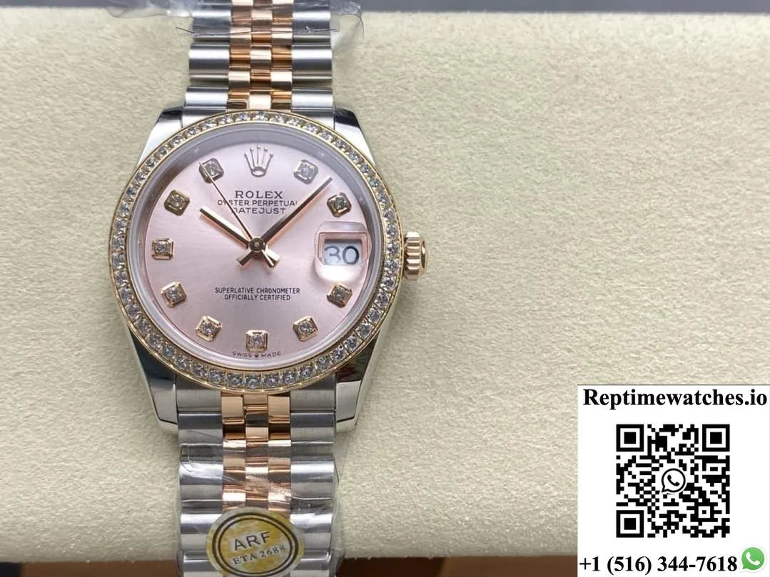 Rolex Datejust M278381Rbr-0024 Ar Factory Diamond Hour Markers-Rep Time Watches